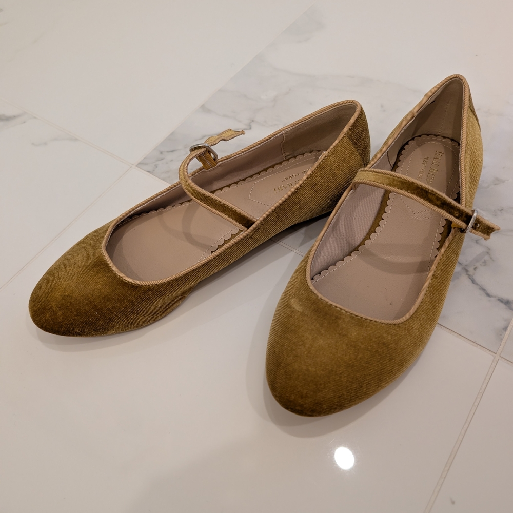 EUC Issac Mizrahi Elegant Copper/yellow Velvet Women's Shoes
